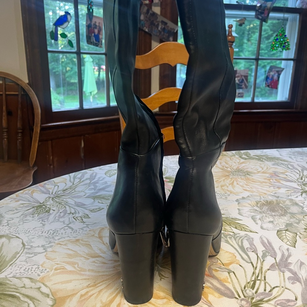 Sam Edelman tall black leather boots
